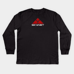 Skynet Logo Kids Long Sleeve T-Shirt